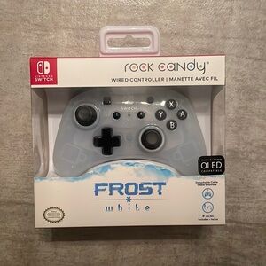 Nintendo switch frost white wired controller